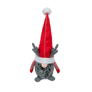 GNOME DE SĂRBĂTORI DE 50 CM CU CORNIȚE DE REN *9551