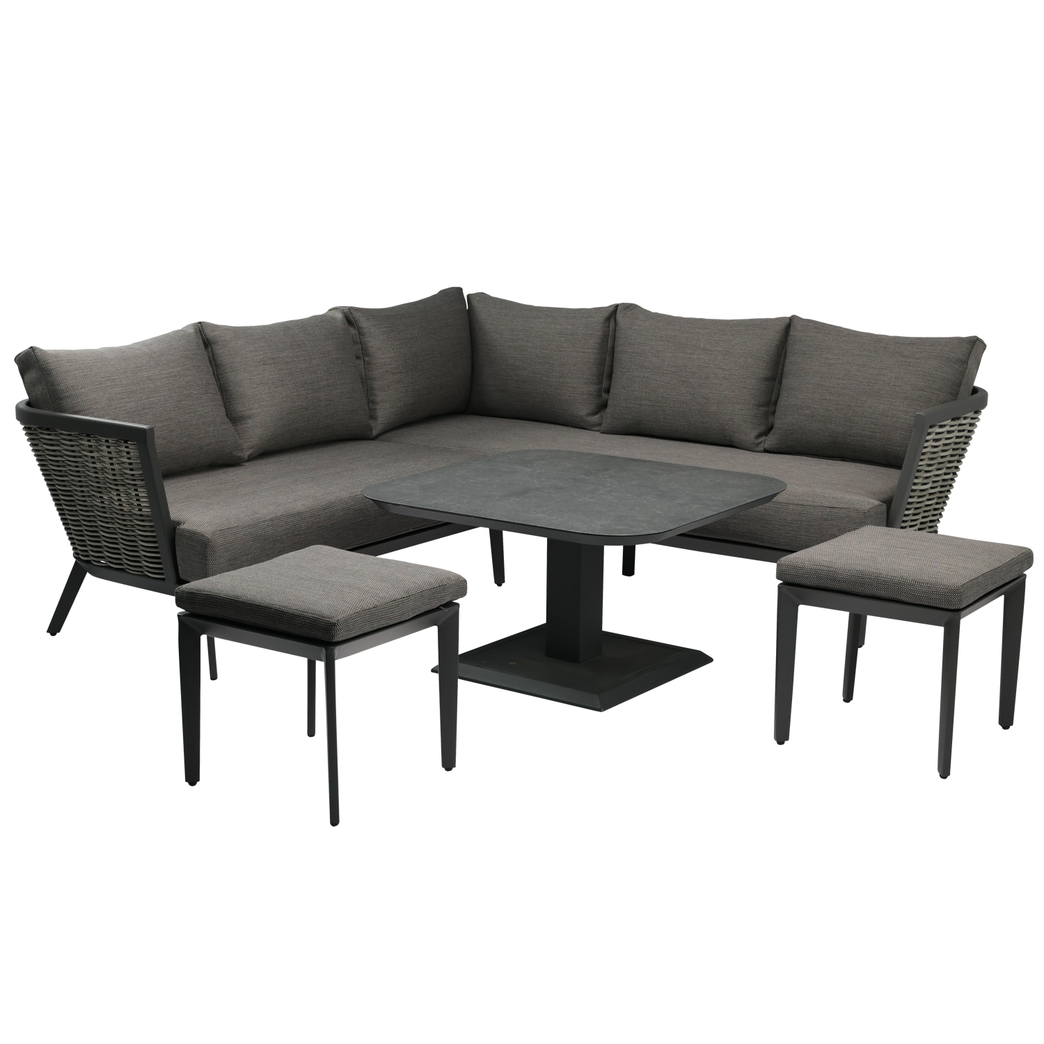 ZESTAW MEBLI ALUMINIOWYCH "TALLINN" (SOFA NAROŻNA + 2 PUFY + STOLIK Z REGULOWANĄ WYS.) SZARY + SZARE PODUSZKI pol_pl_ZESTAW-MEBLI-ALUMINIOWYCH-TALLINN-SOFA-NAROZNA-2-PUFY-STOLIK-Z-REGULOWANA-WYS-SZARY-SZARE-PODUSZKI-9058_1