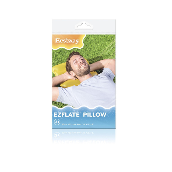 Bestway® 15" x 10" x 2"/38cm x 25cm x 5cm Wave Pillow