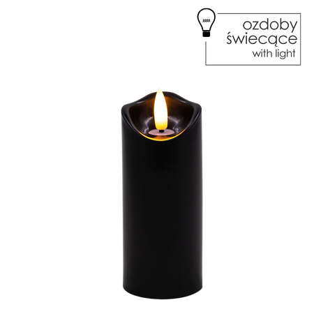 CANDLE LED NEAGRĂ 5 X 12,5 CM *9339