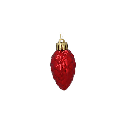 SET OF 60 CHRISTMAS ORNAMENTS RED/GOLD/SILVER MIX DESIGNS