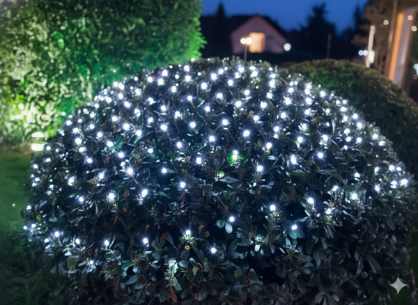 KURTYNA SIATKA LED 320L ZIMNY BIAŁY 3 x 2 M WEWN/ZEWN *1711