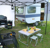 SET TOURIST (TABLE + 4 CHAIRS) 120 x 60 x 70 CM*8211
