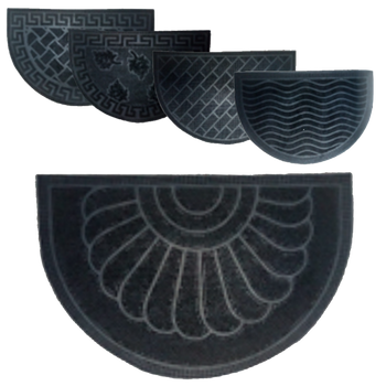 RUBBER SEMI-CIRCULAR MAT 40X60