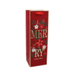 CHRISTMAS WINE GIFT BAG "CHRISTMAS TO YOU" 36 x 12 x 10 CM MIX DESIGNS