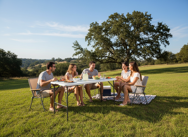 STÓŁ TURYSTYCZNY/CATERINGOWY SKŁADANY 120 x 60 x 74 CM