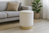 ROUND POUF 28 X 42 CM CREAM