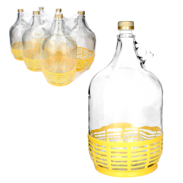 GALON 5L Z USZKIEM + ZAKRĘTKA PLASTKIK + KOSZYK ZGRZ=6 SZT /180 PAL/ *5260