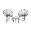 SET DE MOBILĂ PENTRU GRĂDINĂ (2 SCAUNE, MASĂ) - GRAY *3446