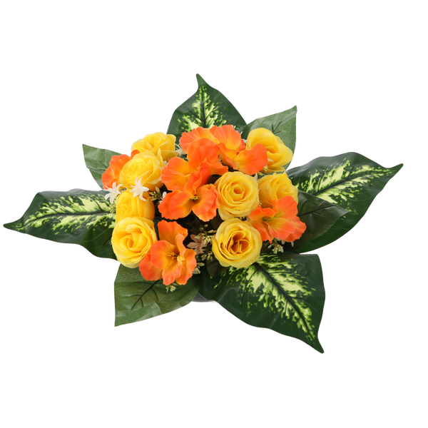 BUNCH CH-21 (WIDTH 40 CM, HEIGHT 30 CM) HIBISCUS MIX COLOR