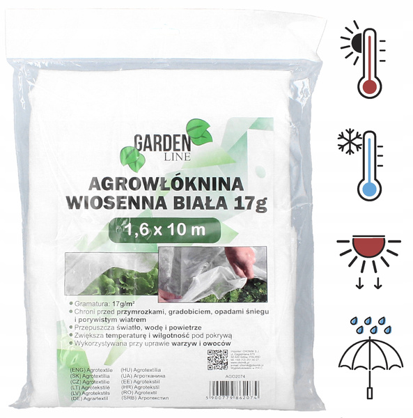 AGROWLON 1.6 x 10 M PRIMĂVARA ALB 17g *2074