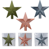 TREE TOPPER 20 CM STAR OLIVE/COPPER/GRAPHITE