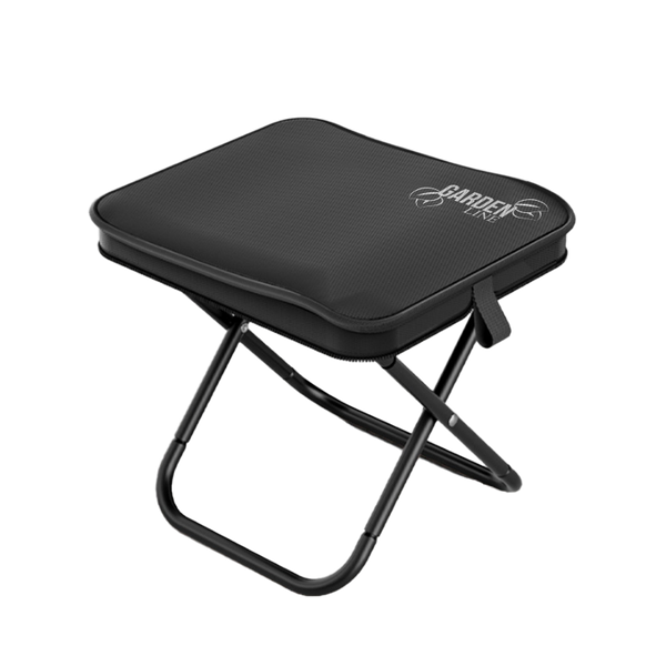 TABORET TURYSTYCZNY SKŁADANY CZARNY 28 x 24 x 25 CM *6358