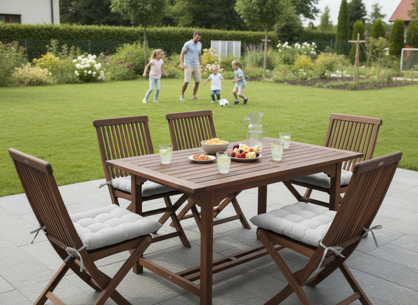 PODUSZKA NA KRZESŁO 40 x 40 x 6 CM JASNOSZARA