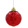 KPL. 20 BOMBEK 6 CM RED / GOLD / SILVER *3825