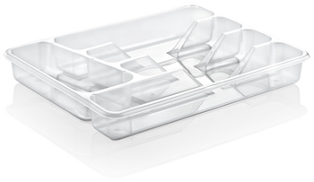 CUTLERY DRAWER INSERT TRANSPARENT 27.5X34X4.5CM