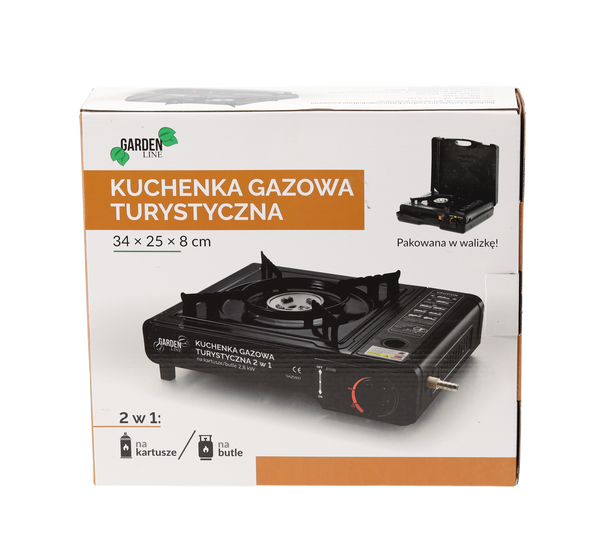KUCHENKA GAZOWA TURYSTYCZNA NA KARTUSZE 34 x 25 x 8 CM *0957