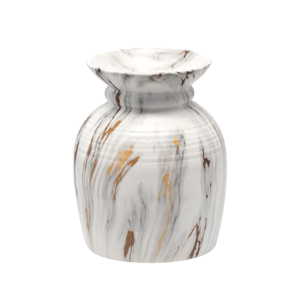 CERAMIC VASE 15 x 15 x 18 CM DECORATED