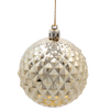 SET OF 36 CHRISTMAS BAUBLES RED, GOLD, SILVER 8 CM IN RED BAG