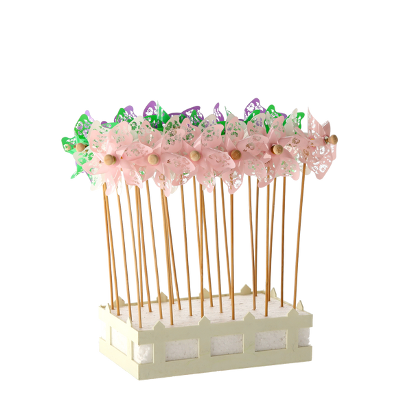 VĚTRÁK 9 x 27,5 CM MIX 4 BARVY bal=24 ks *0544