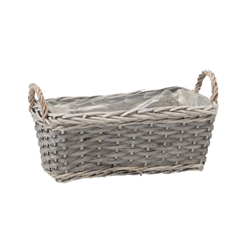 VÍKOVÝ PRŮHLEDNÝ KOŠ RECTANGULAR 35 X 17 X 14 CM *9223