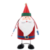 CHRISTMAS DECORATION - METAL SANTA CLAUS 13.5 x 12 x 21 CM