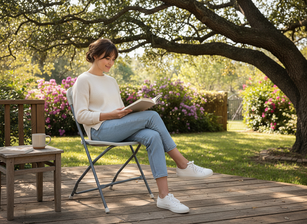 KRZESŁO CATERINGOWE SKŁADANE 49,5 x 45 x 81 CM SZARE