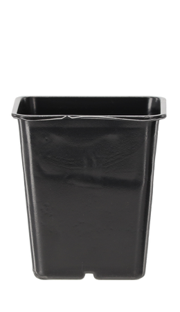 SET OF 5 PLASTIC POTS 11 X 11 X 12 CM