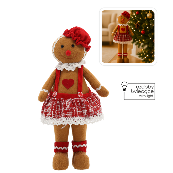 PERSOANĂ FEMEIE STAND LEGAL 22 X 18 X 46 CM LED *1667