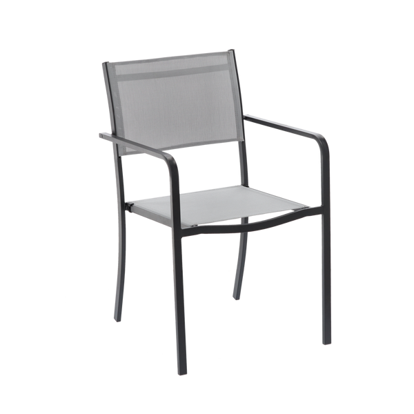 GARDEN CHAIR GREY 54X55X86CM