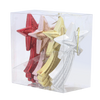 SET OF 4 CHRISTMAS DECORATION - STAR