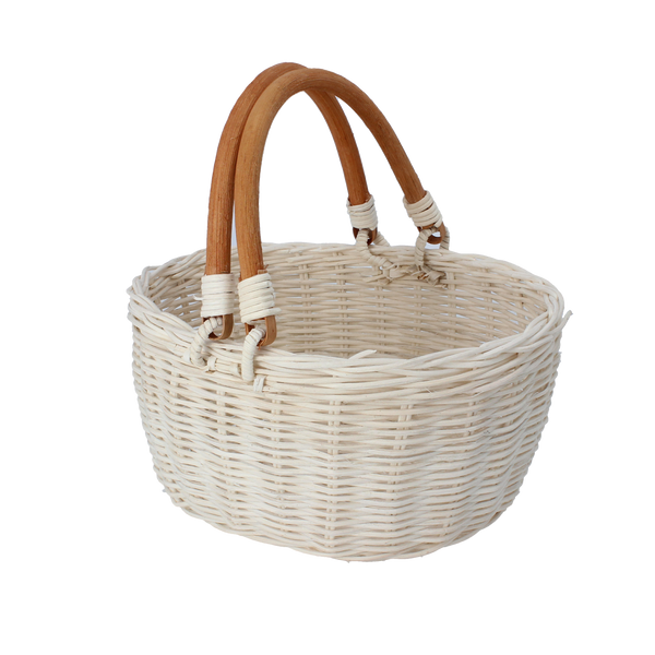 BASKET WITH HANDLE 22 X 17 X 11/22 CM
