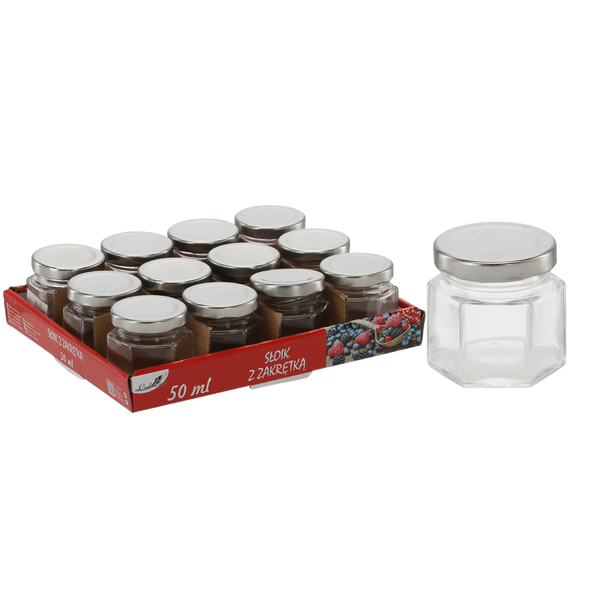 BORCAN 50 ML PATRAT EXACT CU CAPAC METALIC DISPLAY= 12BUC*1523