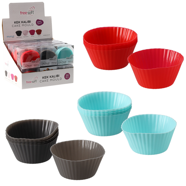 KPL.6 FOREMEK SILIKONOWYCH 7 X 4,5 X 3,3 CM NA BABECZKI opak=24kpl *0023