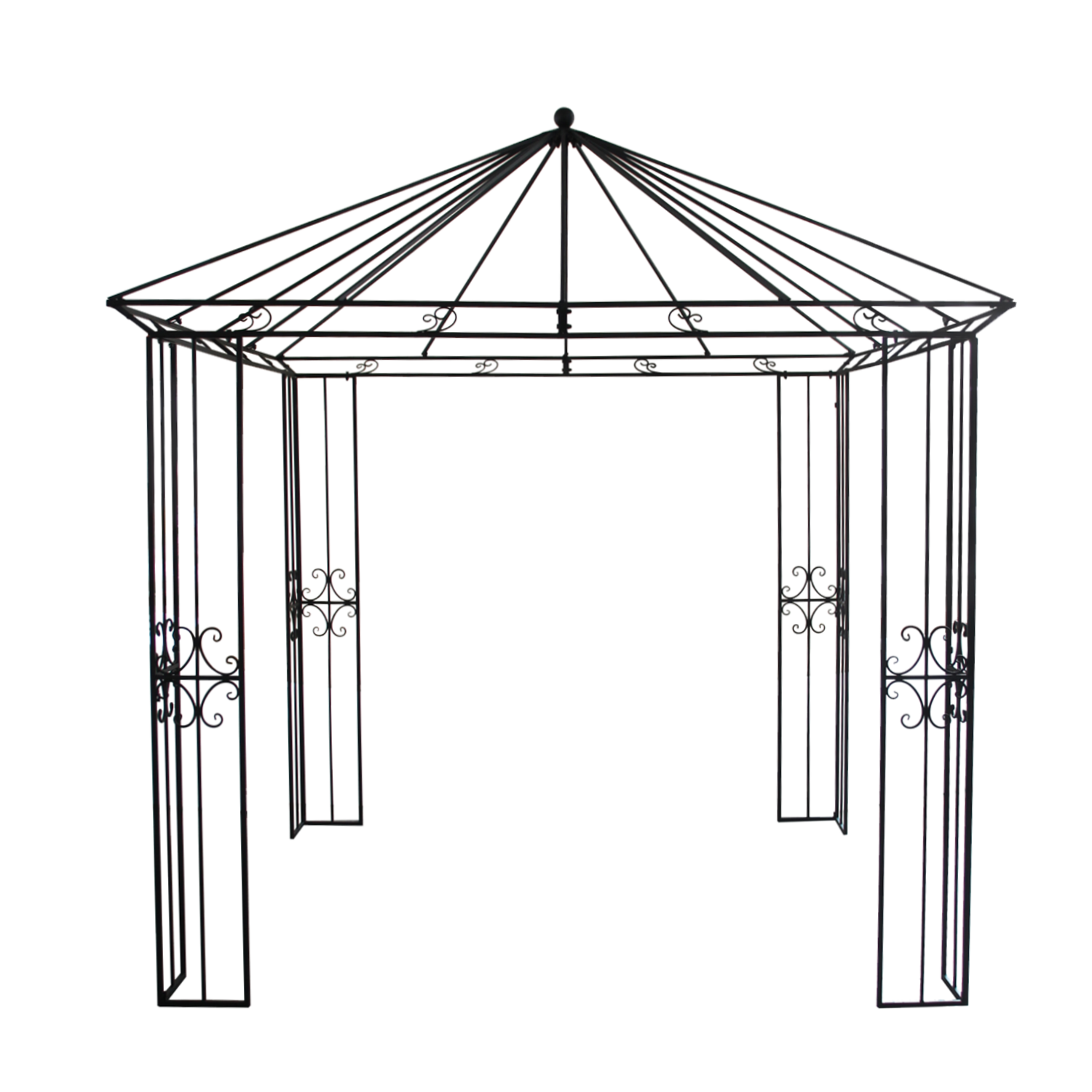 ALTANA OGRODOWA 258 x 258 x 290 CM STOŻKOWA ANTYCZNA CZERŃ pol_pl_ALTANA-OGRODOWA-258-x-258-x-290-CM-STOZKOWA-ANTYCZNA-CZERN-8185-9021_1