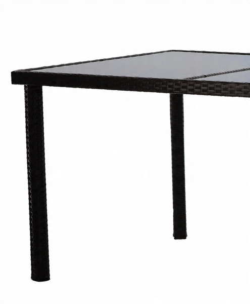 SADA ZÁHRADNÉHO NÁBYTKU / 8 KRESIEL + VEĽKÝ STOL / HNEDÝ + BEŽOVÝ *3654