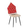 VÁNOČNÍ POTAH NA ŽIDLE - SNEHOVÉ PLODY MIX VZORŮ bal=4ks *7465