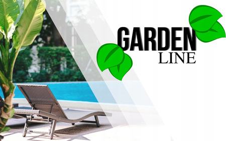 GARDEN LOUNGER 195x69x94cm DARK GREY *6111