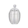 PLASTIC HONEY JAR 200ML WITH SPOON DISP=12PCS
