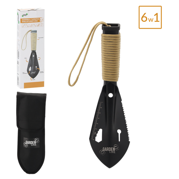 PICIOR/LOPATĂ MULTIFUNCȚIONALĂ 26 CM 6 ÎN 1