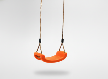 HUŚTAWKA DLA DZIECI PLASTIKOWA 40,5 x 16,5 x 180 CM