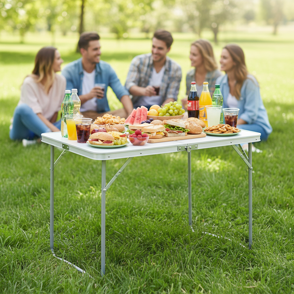 FOLDING CAMPING TABLE 80 x 60 x 70 cm *3504