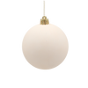 SET OF 12 ORNAMENTS 8 CM CHAMPAGNE/GRAY/WHITE