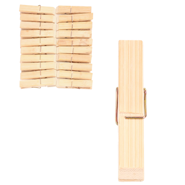 WOODEN CLOTHESPINS SET OF 20 PCS