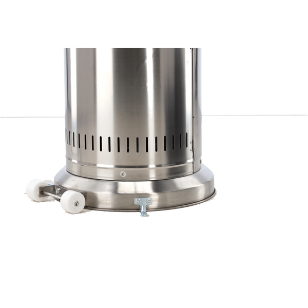 PARASOL GAZOWY OKRĄGŁY ZE STALI NIERDZEWNEJ 180 CM *6387