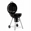 CHARCOAL KETTLE BBQ WITH LID, ASH PAN AND WHEELS 66 x 57 x 85 CM