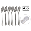 SET 6 TEA SPOONS MOCCA LONDON