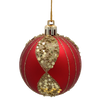 SET OF 33 CHRISTMAS BAUBLES RED, SILVER, GOLD