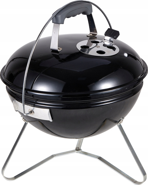CHARCOAL KETTLE BBQ ON LEGS WITH LID 37 x 37 x 44 CM