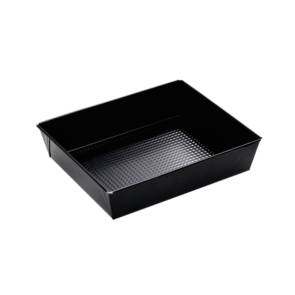 EMBOSSED BAKING TRAY 28X23,5X6CM WITH NON-STICK PROTECTIVE LAYER BLACK